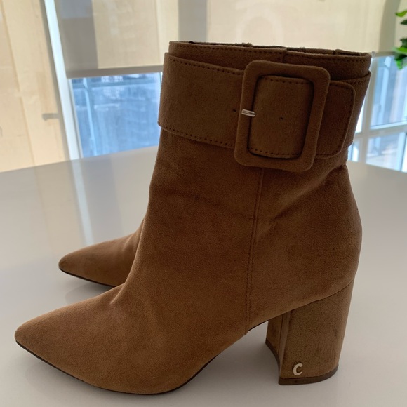 SAM EDELMAN SUEDE BOOTIES - Picture 3 of 5
